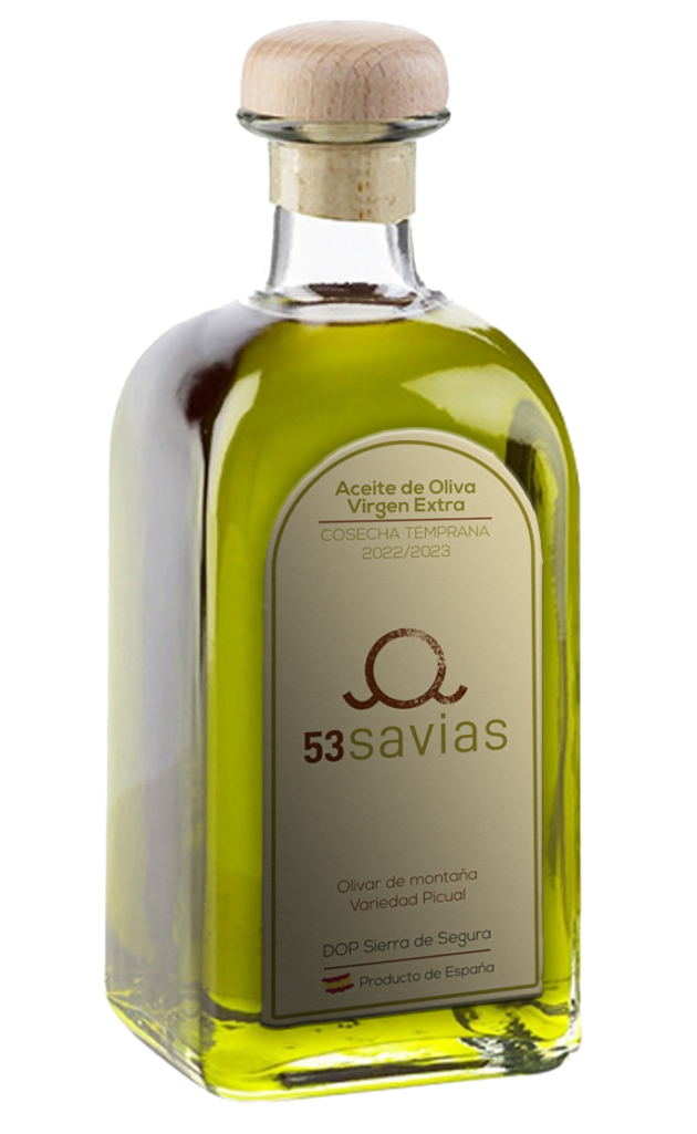 Frasca e 500ml de Aceite de Oliva Virgen Extra 53savias